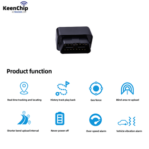 Pelacak GPS Mobil 2G Beidou Tanpa Biaya Bulanan, Plug and Play, untuk Manajemen Armada Truk Logistik, Pelacak OBD, Penentuan Posisi Real Time GPRS/SMS - Product Image 3