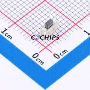 HX-2x4x3.5CA-1.6N Tactile Switch SMD Switch Single Pole Single Throw 1.6N Horizontal Mount 4.55mm - Product Image 1