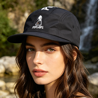 Gorra de Campamento de 5 Paneles Personalizada al por Mayor, Impermeable, de Nailon Premium, Ligera, de Alta Calidad, para Deportes al Aire Libre