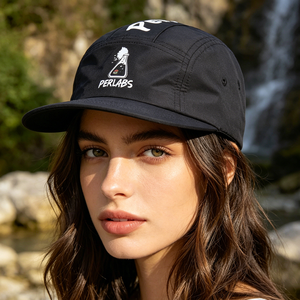 Casquette de baseball <span class=keywords><strong>snapback</strong></span> 5 panneaux légère en nylon imperméable de qualité supérieure pour le sport et l'extérieur, personnalisable en gros - Product Image 3