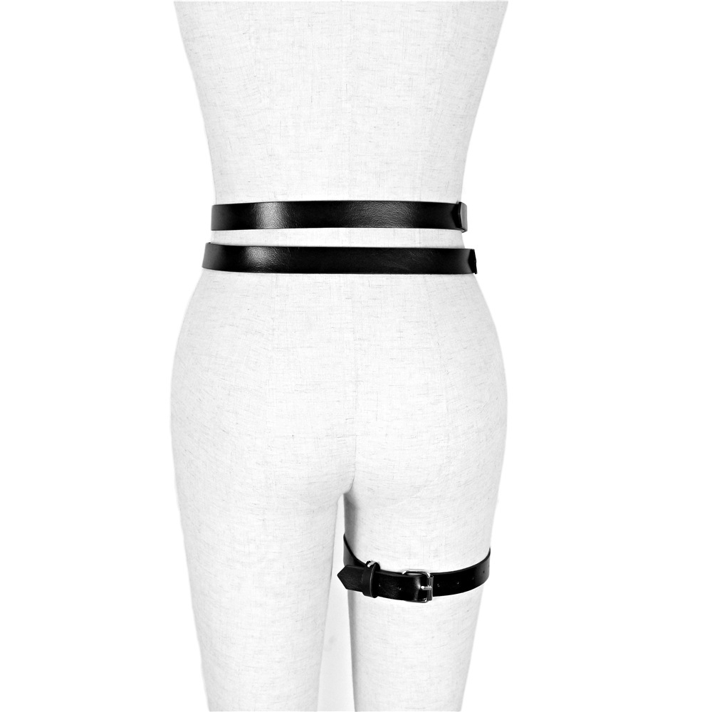 fringe garter belt Hendrix Faux Leather & Fringe Garter Belt main image 0