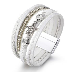 Compass <b>Leather</b> <b>Bracelet</b> Global Export Service Wholesalers Spring Loaded Bangle Holiday Gift for Women Vacuum Plating Standard - Product Image 5