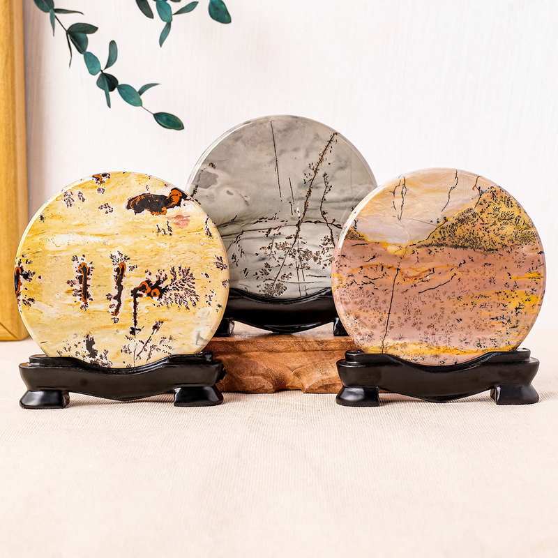 Wholesale Natural crystal Picture jasper Stone