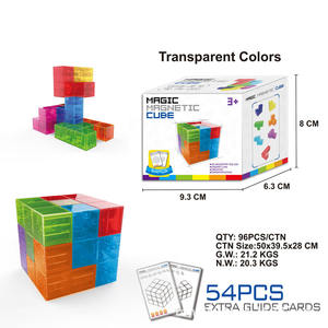 Giocattoli creativi fai da te giocattolo intellettuale magnetico giocattolo giocattolo magnetico <span class=keywords><strong>cubo</strong></span> magnetico per bambini - Product Image 4