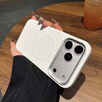 Coque en silicone liquide pour iPhone série Wave avec une sensation agréable pour la peau |   Aimant puissant N52 intégré |   Plusieurs couleurs, fin et frais