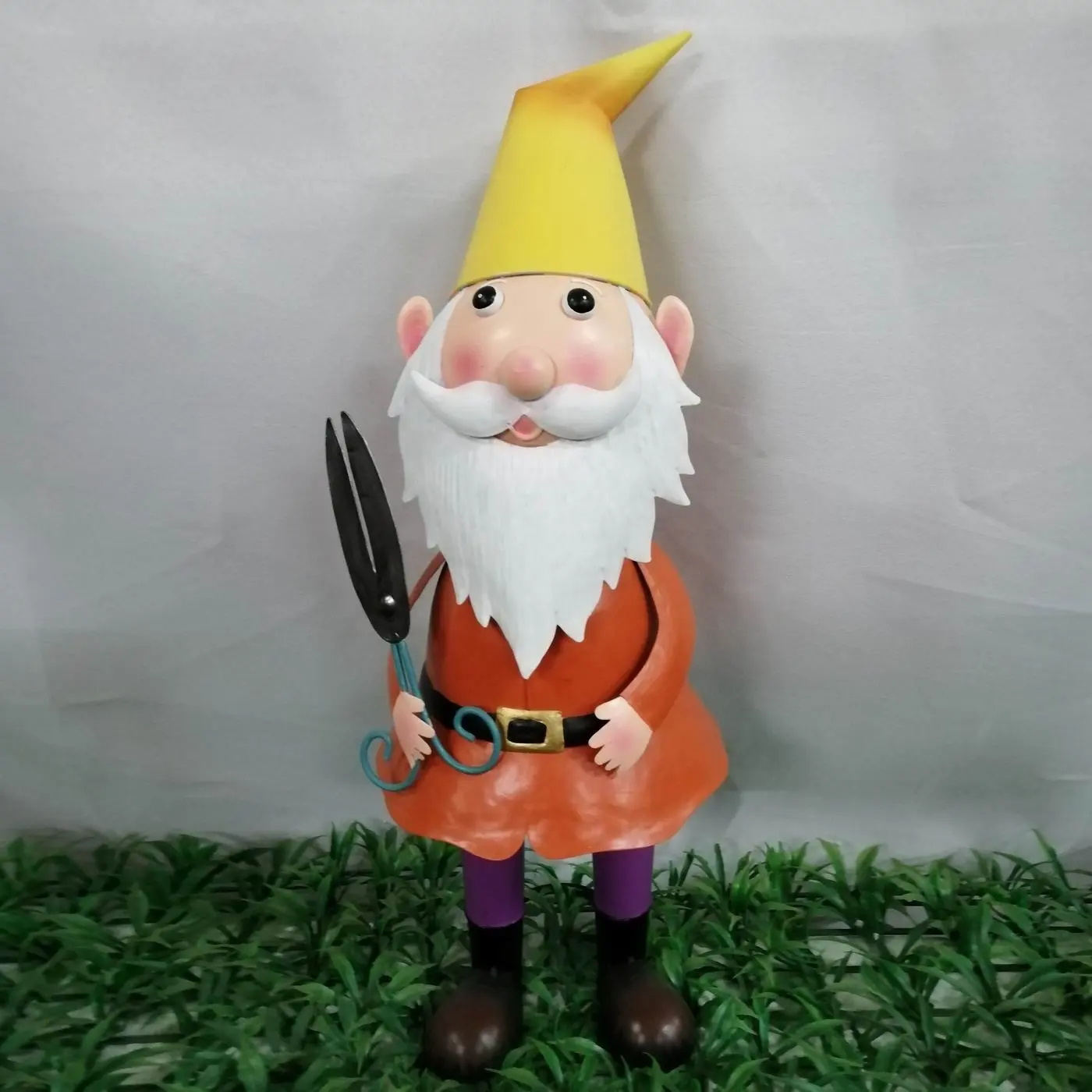 Custom Design handmade Metal Dwarf decorative garden gnome Christmas Gnome