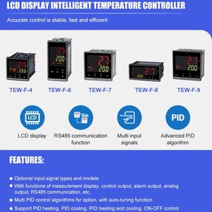 Controlador de Temperatura Digital PID con Salida SSR de Marca Privada TOKY, con Pantalla Digital y RS485 Modbus - Product Image 5