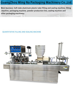 Alta qualidade automática iogurte leite coalhada bebidas embalagem linha equipamentos selagem fácil operação para grão mel óleo arroz - Product Image 2