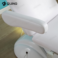 Meubles de salon de beauté modernes, lit de salon facial blanc, lit d'esthéticienne électrique à 3/4 moteurs, table de massage facial
