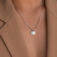 Collier avec initiales en gros, collier avec pendentif en acier inoxydable, collier avec initiales gravées, lettres personnalisées, bijoux DIY