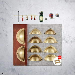 Oferta Especial: Tiradores Modernos de Latón Dorado Antiguo para Gabinetes y Cajones, Ideales para Armarios y Cómodas – Elegantes y con Estilo - Product Image 2