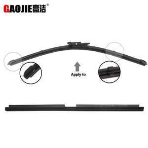 Lame d'essuie-glace sans cadre Gaojie, bande en caoutchouc en forme de queue d'oiseau, angle de raclage de 180 degrés pour les essuie-glaces de pare-brise de voiture - Product Image 3