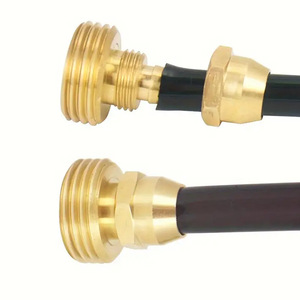 Connecteur de réparation de tuyau en laiton, fileté 3/8 pouces, pour tuyau d'arrosage de jardin, tuyau en vrac durable - Product Image 4
