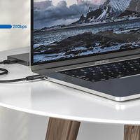 Cable Magnético USB 3.1 Gen2 Tipo-C, 20V 5A 100W, Carga PD y Transferencia de Datos para MacBook, Teléfono Móvil y Computadora