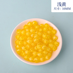 Jc Pha Lê 10Mm Acrylic Hạt 500G Vuông Hạt Với Lỗ Nhựa Hạt Trong Số Lượng Lớn Cho Bán Buôn - Product Image 2