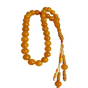 Élégantes perles de tasbih rondes en résine écologiques faites à la main, chapelet de prière islamique, misbaha musulmane d'Uttar Pradesh pour la prière quotidienne - Product Image 3
