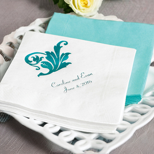 <span class=keywords><strong>Tovaglioli</strong></span> Personalizzati per Matrimoni, 2 Veli, Bianchi, in <span class=keywords><strong>Carta</strong></span> per Bevande, per Bar e Feste, Eleganti, Monouso, Certificati FSC, Confezione Bulk - Product Image 1