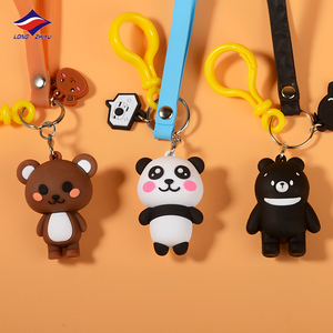 Longzhiyu 17 Năm Trung Quốc Nhà Sản Xuất Tùy Chỉnh 3D Dễ Thương PVC Móc Khóa Cao Su Keychain Nhà Sản Xuất - Product Image 3