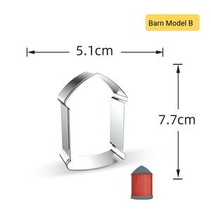 Utensilios de Repostería de Aleación Antiadherente de Calidad Fantástica para Ganado, Cortadores Rígidos para Cupcakes y Pretzels con Diseño de Sellos para Familias - Product Image 3
