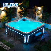 JOYEE Nouveau design tendance, bain à remous chaud et froid pour 5 personnes, utilisation en extérieur, meilleur massage corporel, massage sexy japonais