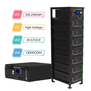 แบตเตอรี่ลิเธียมไอออนพลังงานแสงอาทิตย์ แบตเตอรี่เก็บพลังงาน 48v 51.2v 300ah 100ah 200ah แบตเตอรี่ลิเธียม 15kwh - Product Image 1