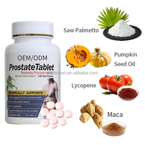 Nhãn hiệu riêng tùy chỉnh dành cho người lớn tuyến tiền liệt máy tính bảng chế độ ăn uống bổ sung với Saw Palmetto Hỗ trợ nam tuyến tiền liệt sức khỏe 60 máy tính bảng - Product Image 4