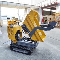 YUANXING Shandong Meistverkaufter Mini-Raupendumper 500Kg Selbstladender Mini-Raupenkipper