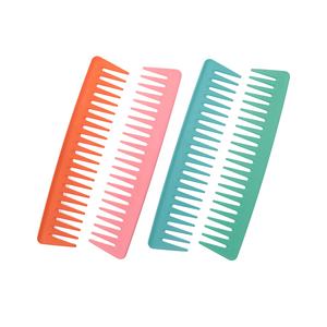 Sisir Anti Kusut Bergigi Lebar Kualitas Tinggi dan Sisir Rambut Plastik Sampo Logo Kustom - Product Image 6