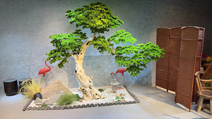 Promotion : Grand arbre artificiel de pin biomimétique pour l'accueil des invités, idéal pour les mariages - Product Image 2