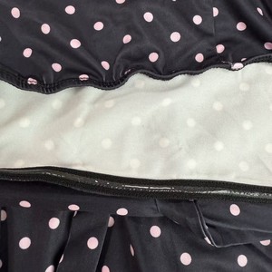 Tute intere da donna alla moda con stampa a pois, senza maniche, con scollo all'americana, allacciatura e effetto snellente - Product Image 6