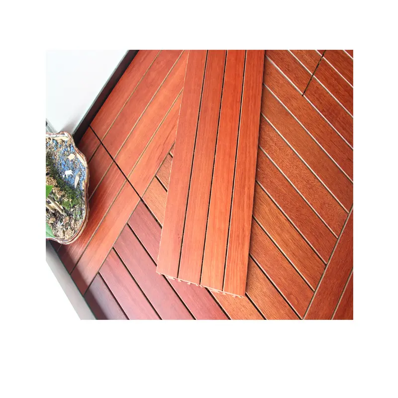 Đồng ép đùn WPC decking vườn không thấm nước WPC sàn gạch gỗ Laminate sàn