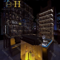 Boutiques Night Club Décoration Design Personnalisé Discothèque Lumières Plafond Dramatique Populaire Salon Meubles bar Boîte de Nuit