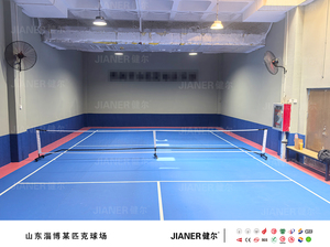 Revêtement de sol de terrain de pickleball en PVC, dalles modulaires d'extérieur, antidérapantes, durables, résistantes aux intempéries, écologiques, amortissantes - Product Image 5