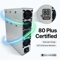 PSU Server Daya Tinggi 4000W 80 Plus / Catu Daya Redundan Pendinginan Canggih untuk Pusat Data Cluster HPC Stok Operasi 24/7