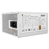 Thermalright TG-550S-W Power Supply 550W Gaming Power Supply Efisiensi Tinggi ATX PSU 80 Plus Gold untuk Rakitan PC Desktop