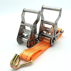 래칫 스트랩 인체 공학적 핸들 자동 개폐식 웨빙 창고 물류를위한 헤비 듀티 - Product Image 1