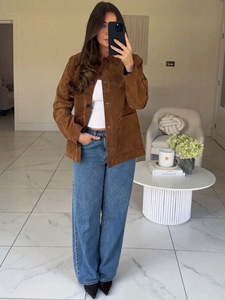 Comercio exterior transfronterizo otoño nueva mujer Casual <span class=keywords><strong>piel</strong></span> <span class=keywords><strong>de</strong></span> conejo <span class=keywords><strong>piel</strong></span> <span class=keywords><strong>de</strong></span> <span class=keywords><strong>oveja</strong></span> 100% poliéster Anti-terciopelo chaqueta abrigo - Product Image 6