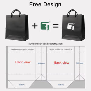 Bolsas de Papel Rosa Personalizadas Premium para Compras, Impresión de Logotipo Personalizada, Bolsa de Papel de Regalo de Lujo con Relieve y Asa de Cinta - Product Image 4