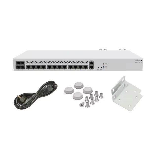 Hot Selling Mikrotik CCR2116-12G-4S Wireless 16-core Arm Enterprise Router Firewall VoIP VPN QoS Cloud Core 1000Mbps WiFi 6