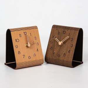 Nuovo modello multifunzionale intagliato allarme digitale silenzioso in <span class=keywords><strong>legno</strong></span> scrivania orologio per camera da letto - Product Image 5