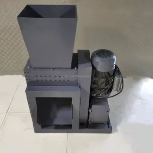 desktop mini small shredder machine waste plastic rubber metal recycling waste crushing shredding machine box