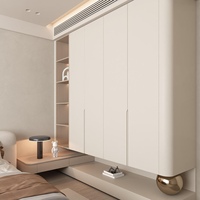 Armoires en bois pour chambre à coucher, armoire double avec miroir, systèmes d'organisation de placard, ensembles de chambre à coucher, armoire