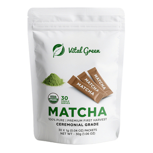 Venta al por mayor, precio a granel, polvo <span class=keywords><strong>Matcha</strong></span> ceremonial Premium, caja de 30 unidades, bolsa de bolsita de un solo servicio, embalaje de botella, <span class=keywords><strong>Té</strong></span> adelgazante para nuevo - Product Image 1