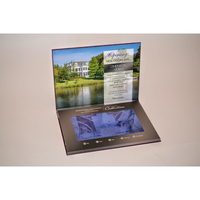 7 pouces Brochure 7 "Brochure Vidéo 7" Carte De Voeux Lcd Vidéo Brochure Folleto De Vidéo Videobroschure Videobrochure