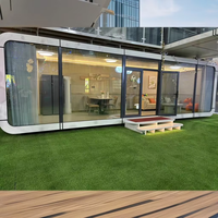 Hangfa, hôtel moderne préfabriqué écologique, cabine modulaire, bureaux mobiles extérieurs et maisons préfabriquées Apple Warehouse
