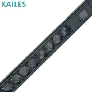 שקע חשמל תעשייתי KAILES PDU 12 שקעים C13 ניתנים לנעילה 220 וולט 16 אמפר AC חד פאזי, ניתן להתאמה אישית, מאלומיניום, בעל הספק גבוה - Product Image 5