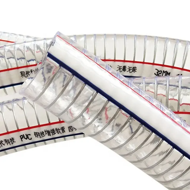 Shandong transparente flexível sucção PVC mangueira