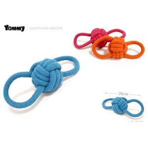 Juguete de Cuerda en Forma de 8 para Perros, Marca Yommy, 20cm - Product Image 1