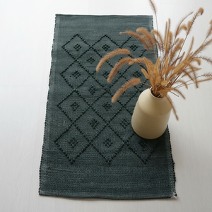 พรมถูโต๊ะผ้าฝ้ายสำหรับพื้นที่ขนาดเล็กของตกแต่งบ้านผลิตจากอินเดีย - Product Image 1