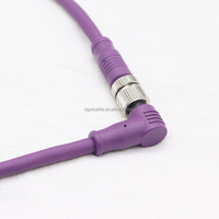 M12 4pin 5pin 6pin 8pin IP68 Câble 5M 10M 20M 30M Câble de communication avec connecteur mâle à femelle pour divers appareils